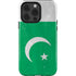 Pakistan Flag Distressed iPhone 14 Pro Impact Case